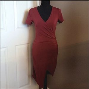 STREETWEAR SOCIETY Maroon Dress
